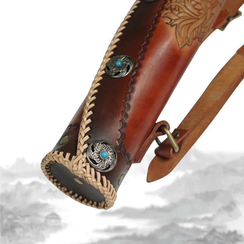 Three point backpack crossbody quiver handmade retro arrow pot with large capacity that can cross diagonally